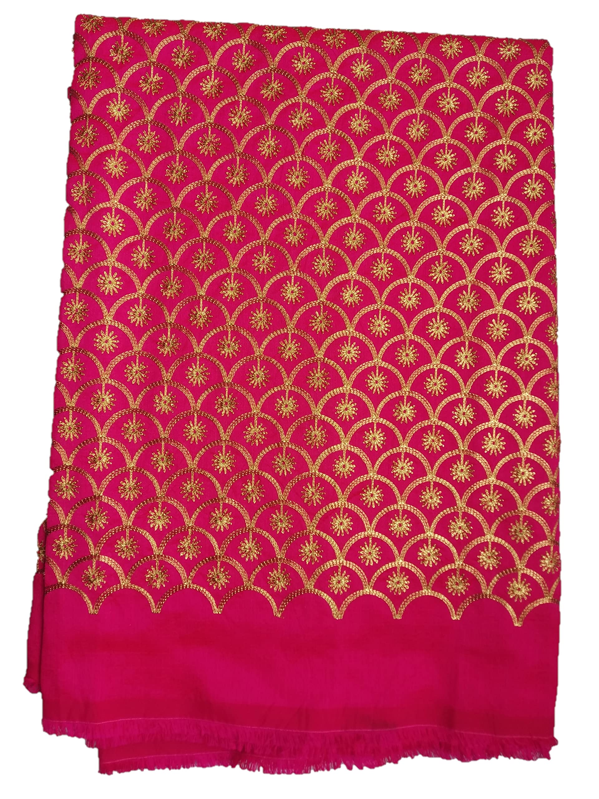 women fancy Blouse Piece with heavy embroidery Golden Work1Mtr blouse matrials-picture-15