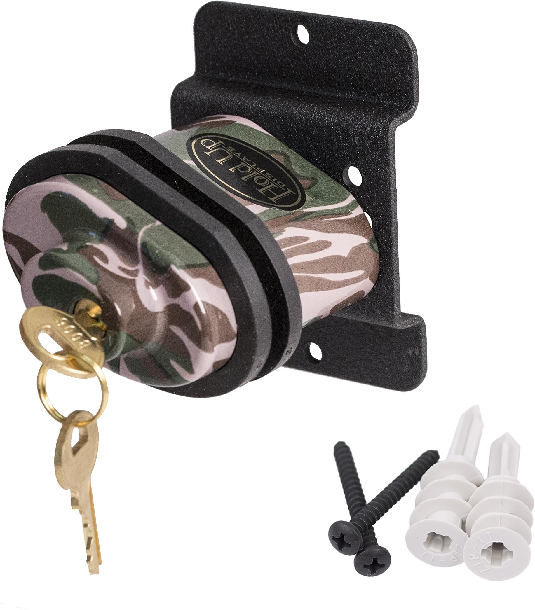 Hold Up DisplaysUSA Made Locking Pistol Rack Handgun Gun Hanger