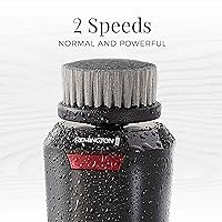 Vista 4 de Remington Reveal - Cepillo de limpieza facial compacto para hombre con cabezales de preafeitado y carbón (FC1500B)