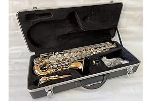 ktone Pro Gold Alto Saxophone with Silver Plated Key