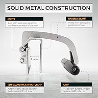 Vista 4 de transportador de paneles de madera contrachapada de 0 a 1 1/8 de pulgada, con agarradera de metal de alta resistencia, transportador manual