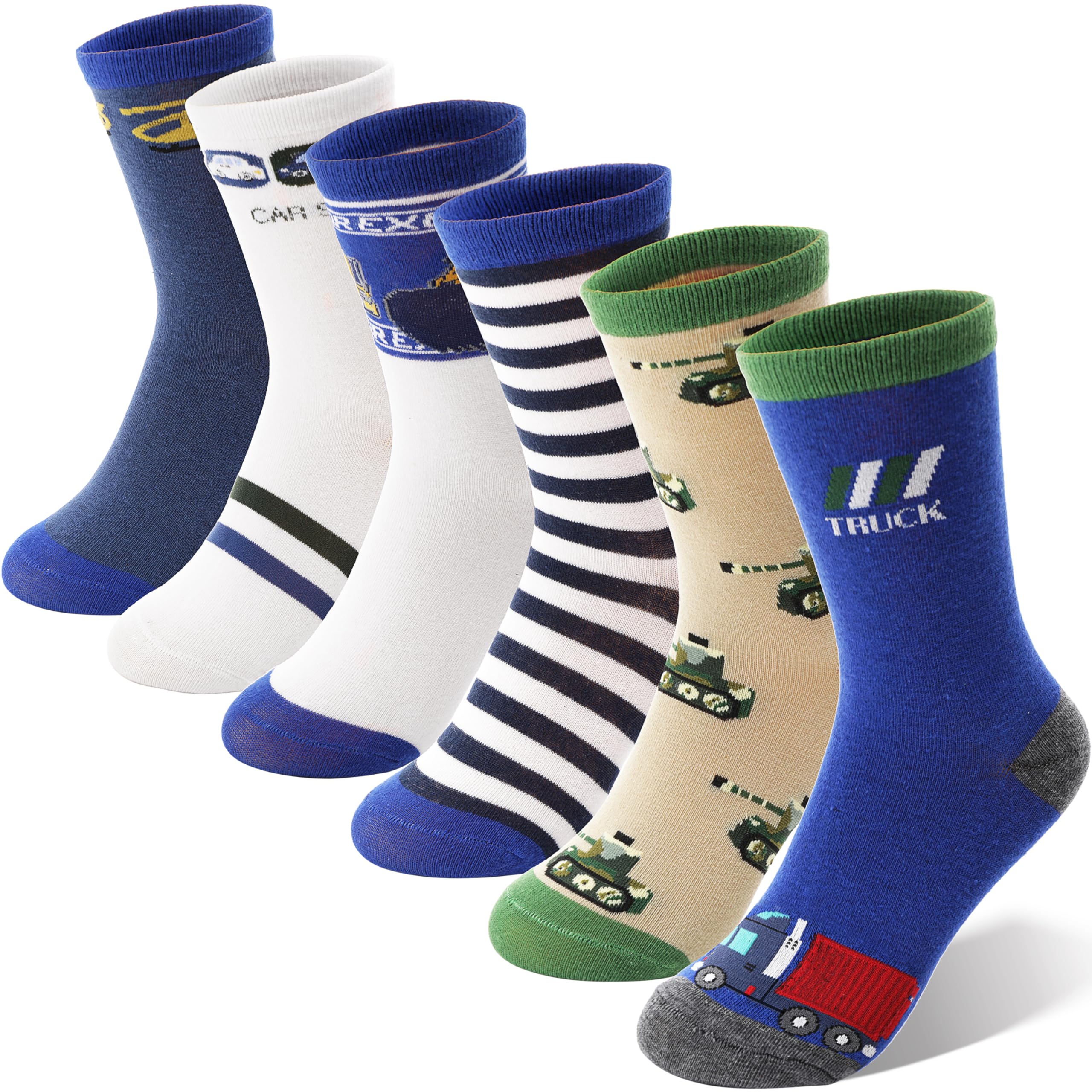 Welwoos Kinder Jungen Socken Sportsocken Atmungsaktiv Laufsocken Kompressions Baumwolle Kindersocken 6 Paare
