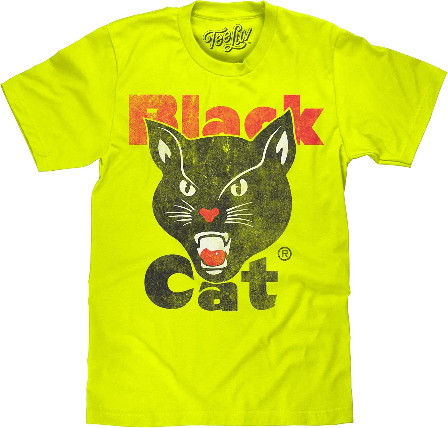Black Cat Fireworks TShirt Licensed Black Cat Shirt