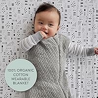 Vista 2 de HonestBaby Mantas portátiles para dormir, sacos de dormir de transición 100% algodón orgánico para bebés, niños, niñas, unisex