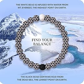 Lokai Silicone Beaded Bracelet for Men & Women, NFL Football Collection - Chicago Bears, Logo, Extra Large - Silicone Jewelry Fashion Bracelet Slides-On for Comfortable Fit