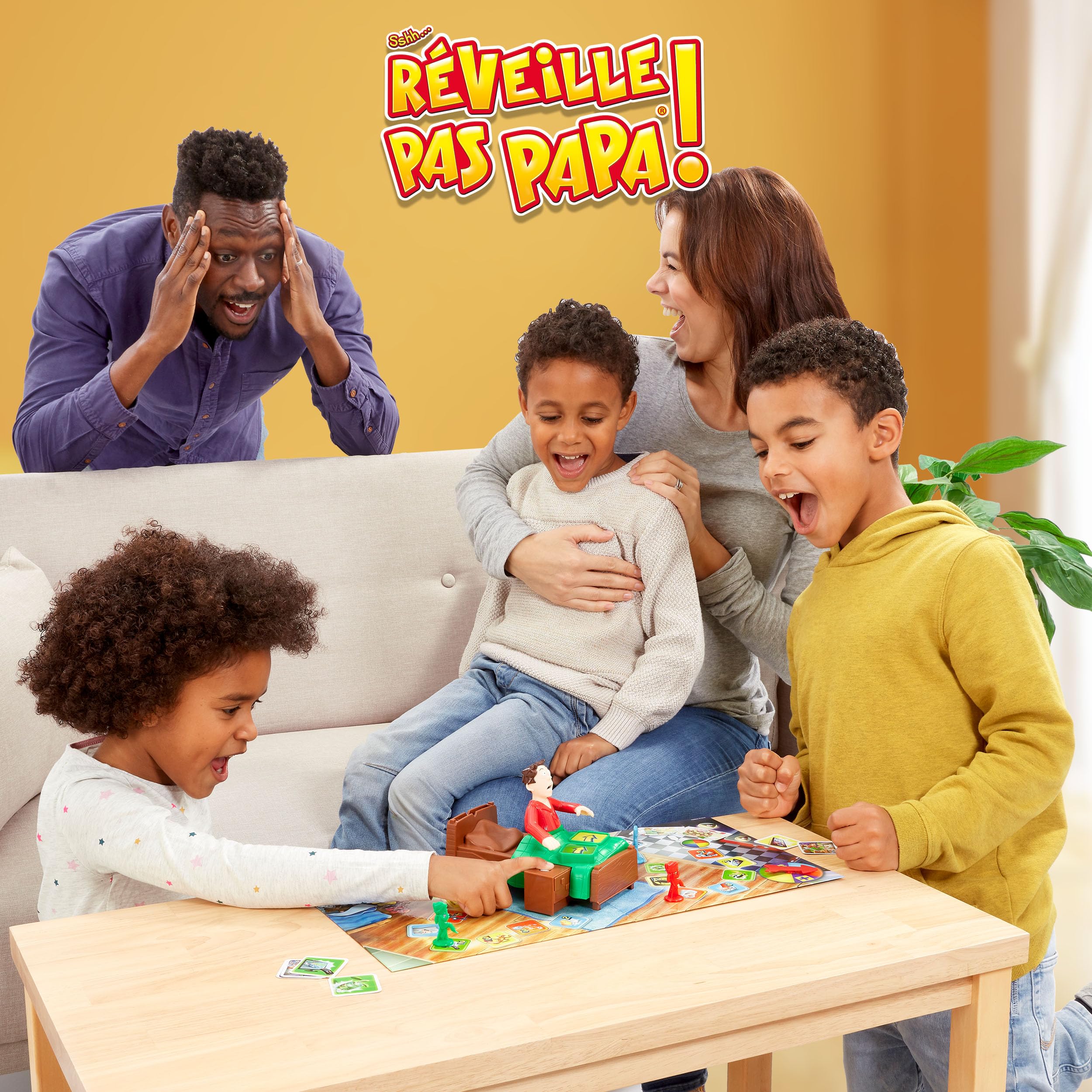 Goliath Réveille Pas Papa - Jeu de Société pour Enfants dès 5 Ans - 2 à 4 Joueurs