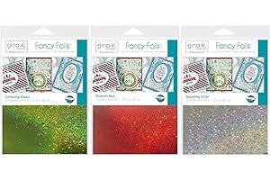 *Gina K Designs Holiday Colors Foil Sheets - Get Shimmering Embellishments!*