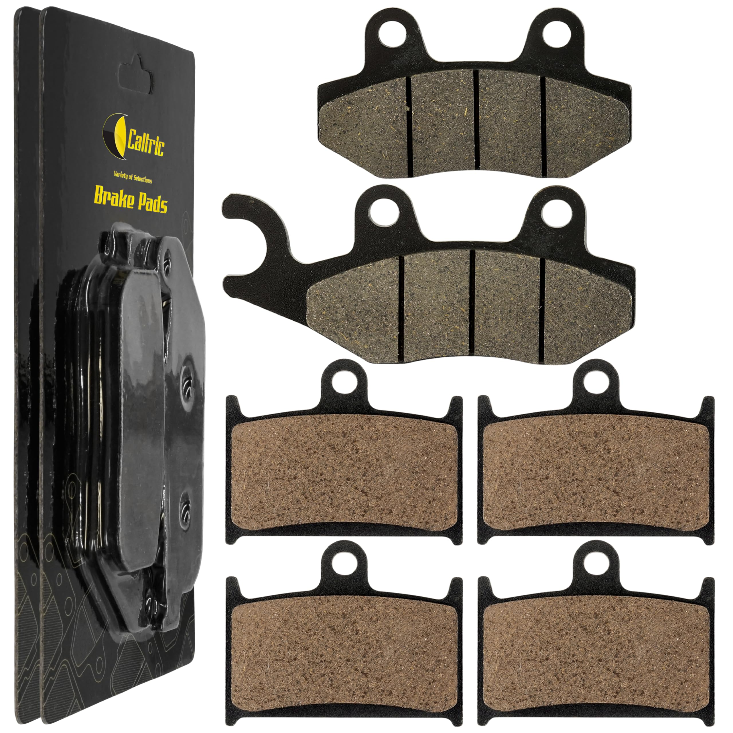 Amazon.com: Caltric Front Rear Brake Pads Compatible with