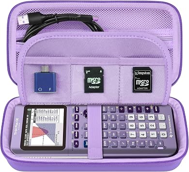 Elonbo Case for TI-84 Plus CE/TI-84 Evo/TI-84 Plus/TI-83 Plus Calculator