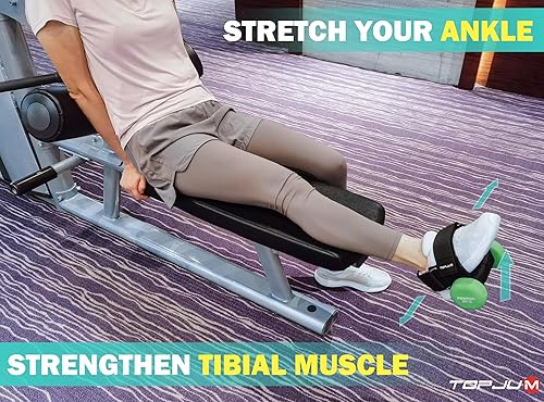 Miniatura 3 de Dumbbell Foot Attachment, Tibialis Trainer, Adjustable Ankle Weights, Ankle Straps for Weight Lifting, Leg Workouts at Home for Hip Flexors, Shin