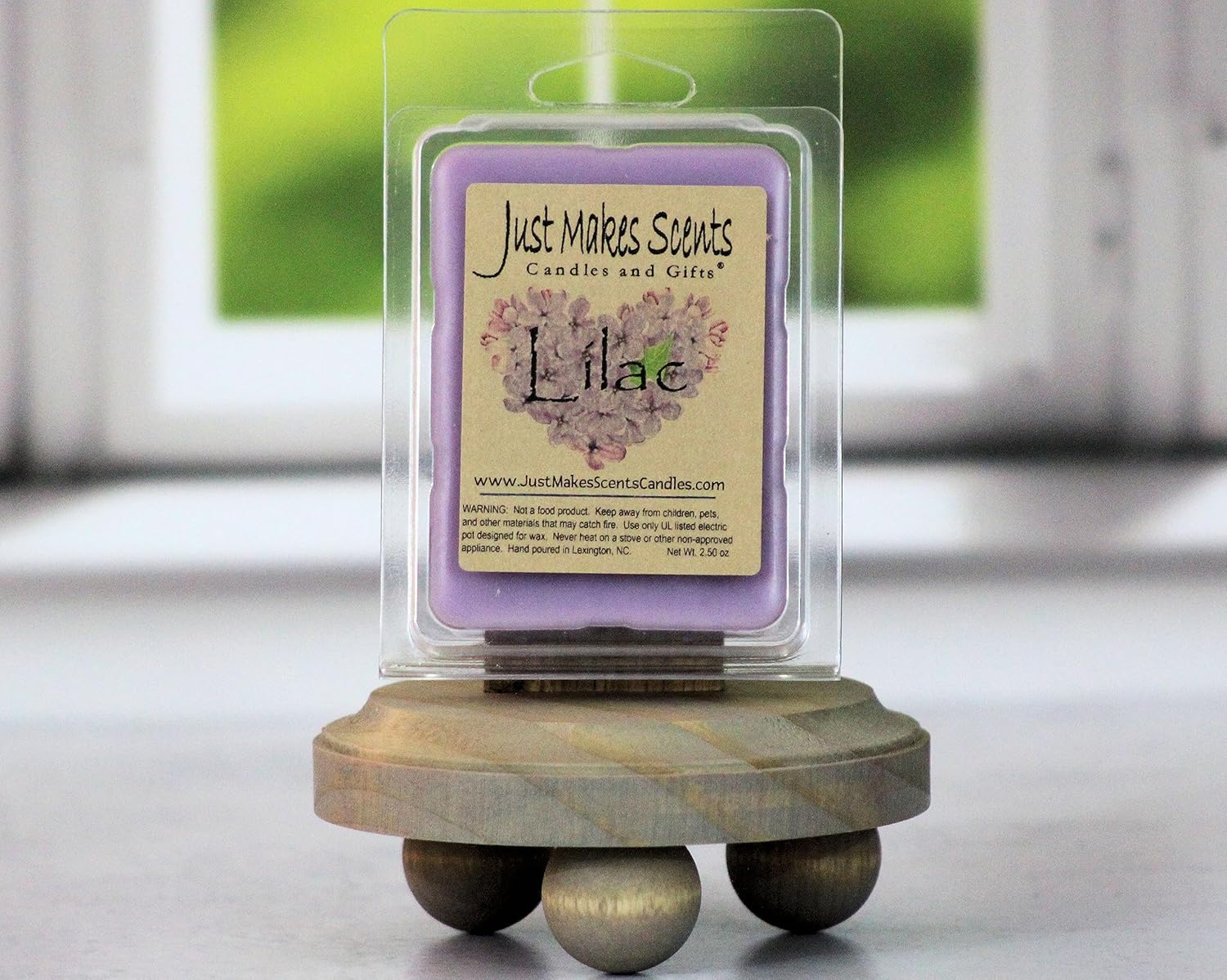 4 Pack - Lilac Scented Wax Melts by Just Makes Scents