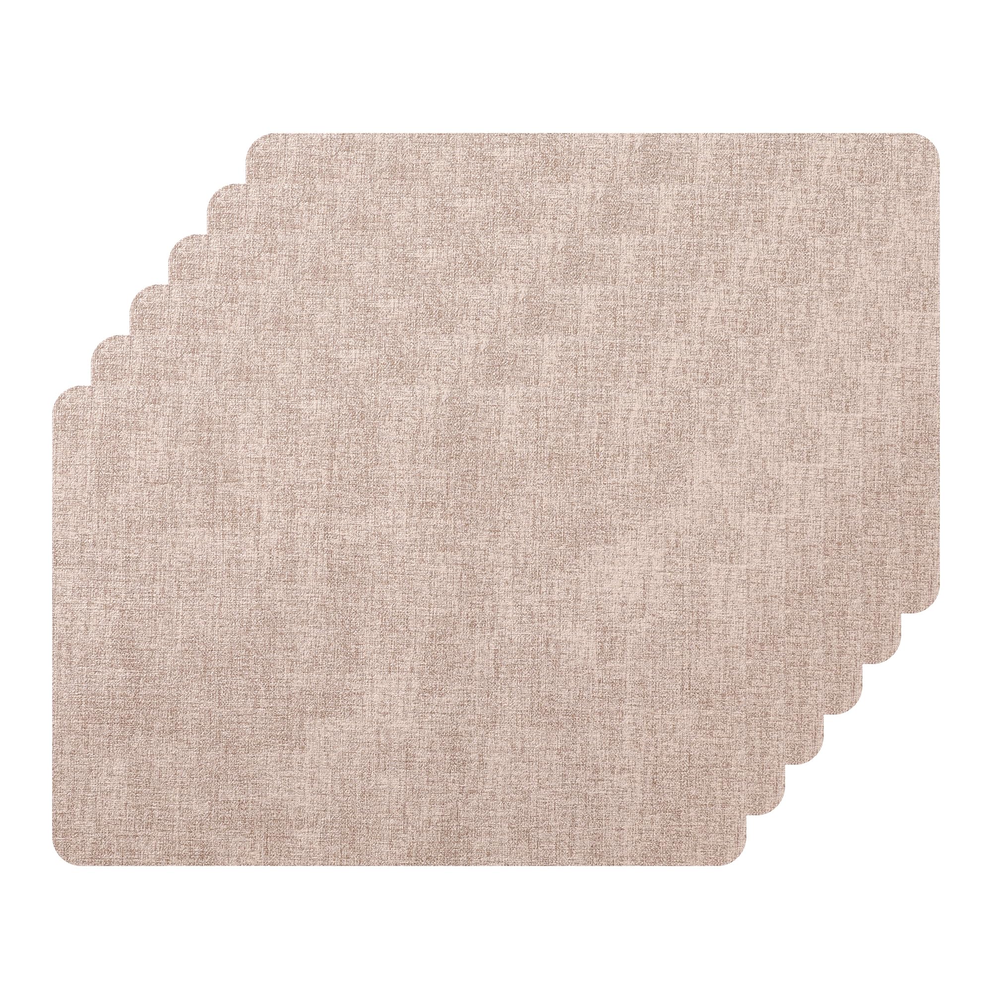 Sets de table rose uxcell en similicuir pour sublimer vos repas de famille