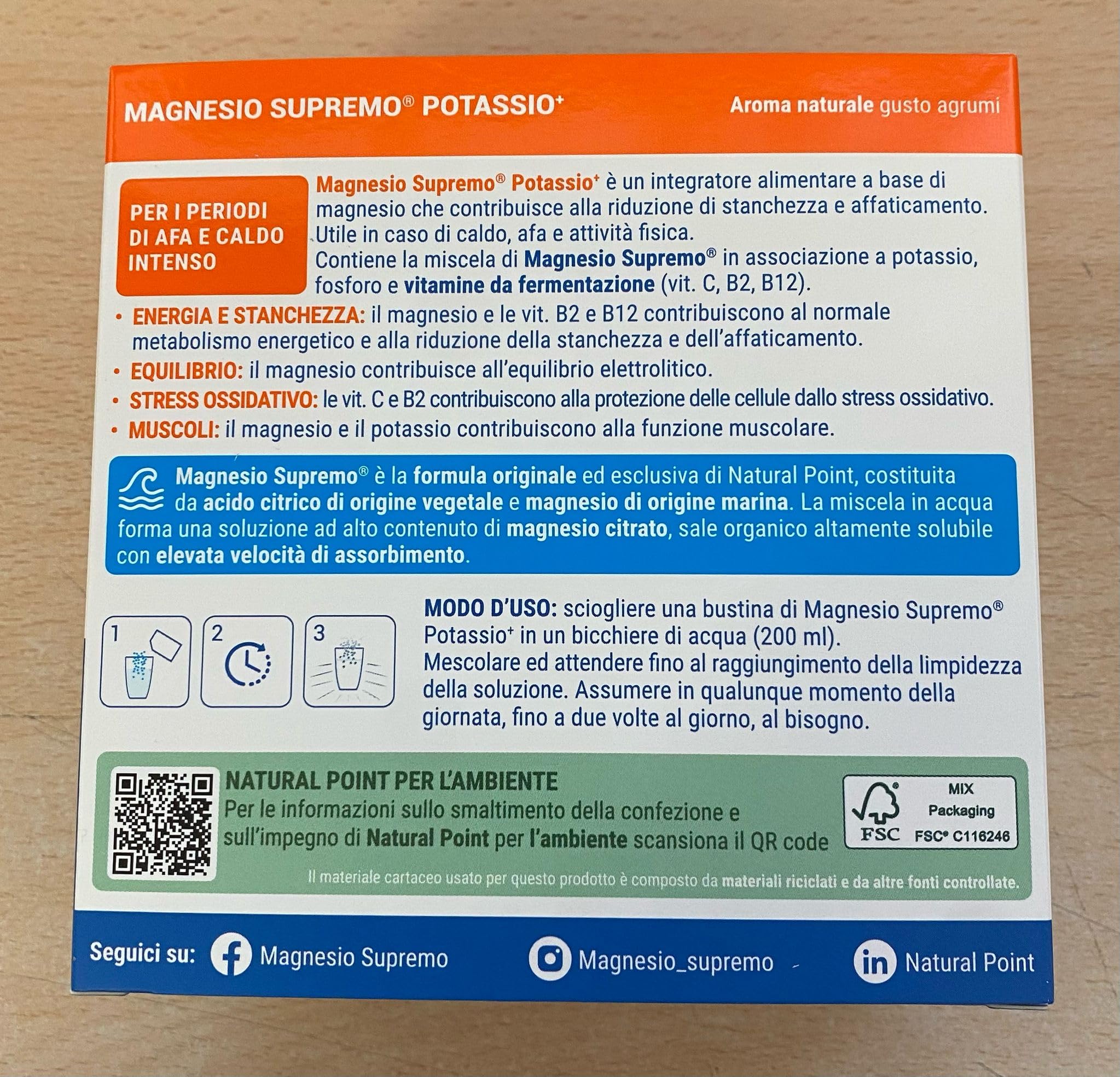 Magnesio Supremo Potassio+ - 24 bustine