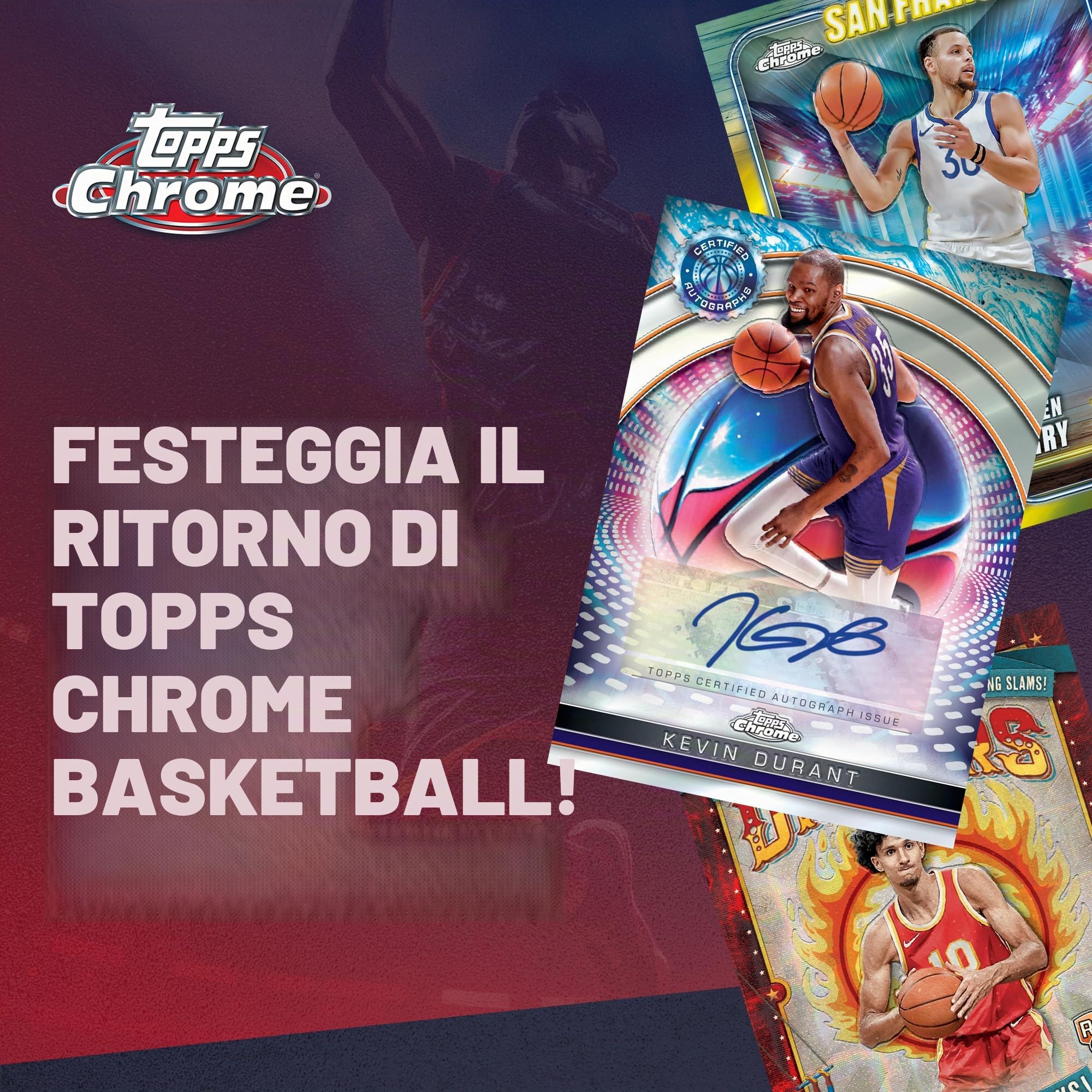 Pallacanestro Topps Chrome 2024-25 - Sigillato in fabbrica - Scatola di valore