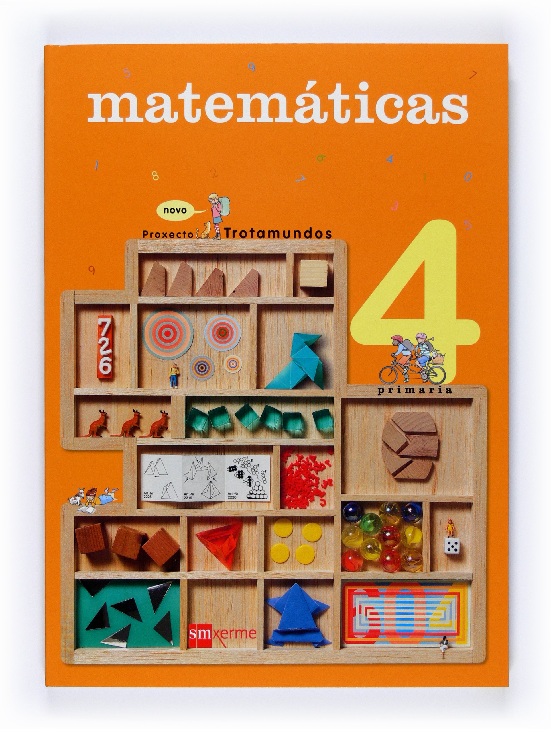 Matemáticas [Gallego]. 4 Primaria. Novo proxecto Trotamundos - 9788498540512