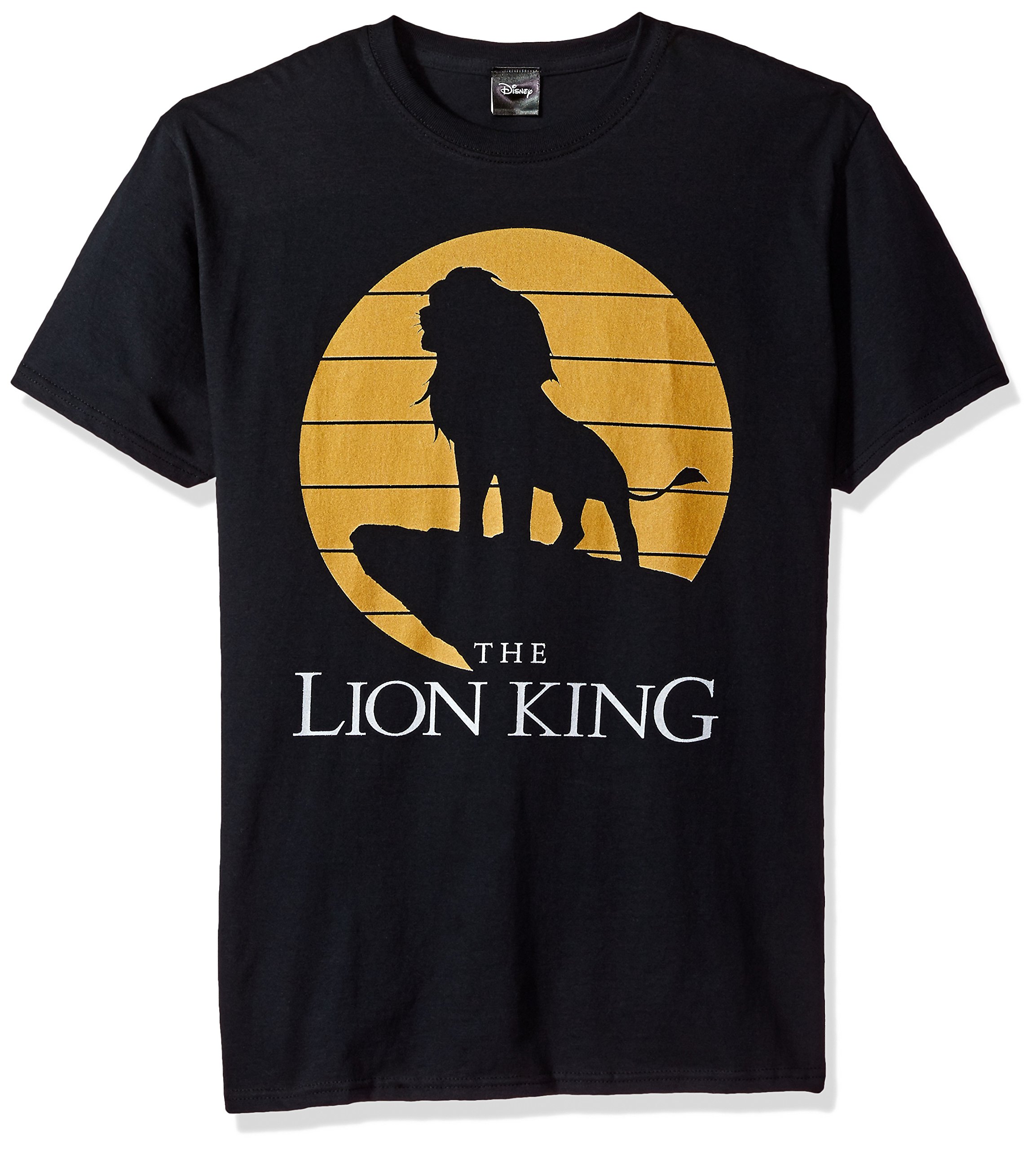 Disney Men's Lion King Simba Pride Rock Silhouette Graphic T-Shirt
