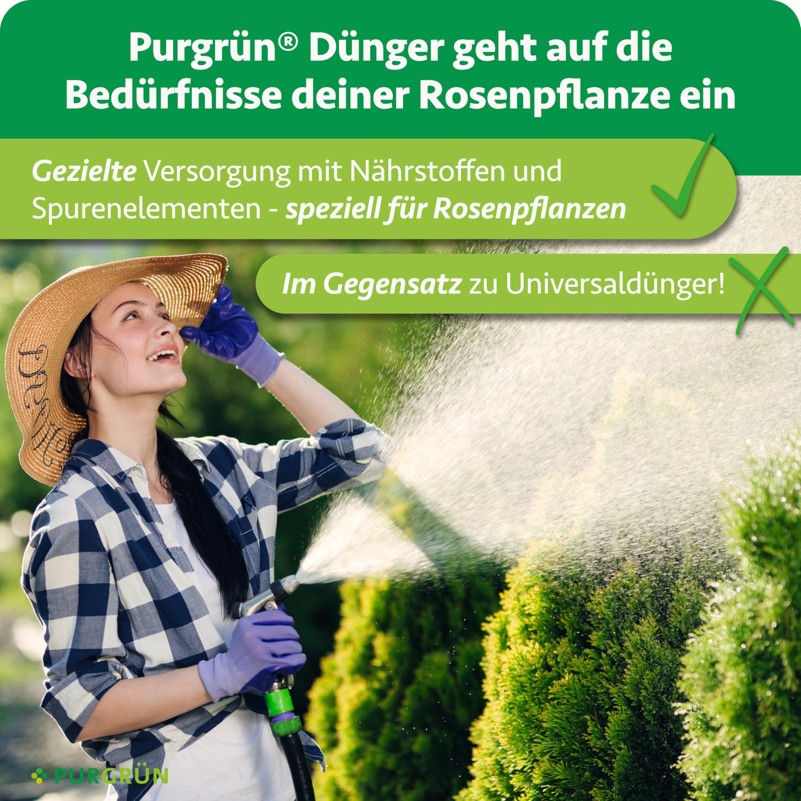 Rosendünger 1 kg – Organisch-mineralische Rezeptur – Feinkörniges Krümelgranulat – NPK 9+4+8 – Extra Magnesium für prächtige Blüten – Verbessert die Bodenqualität – Für gesunde Rosen