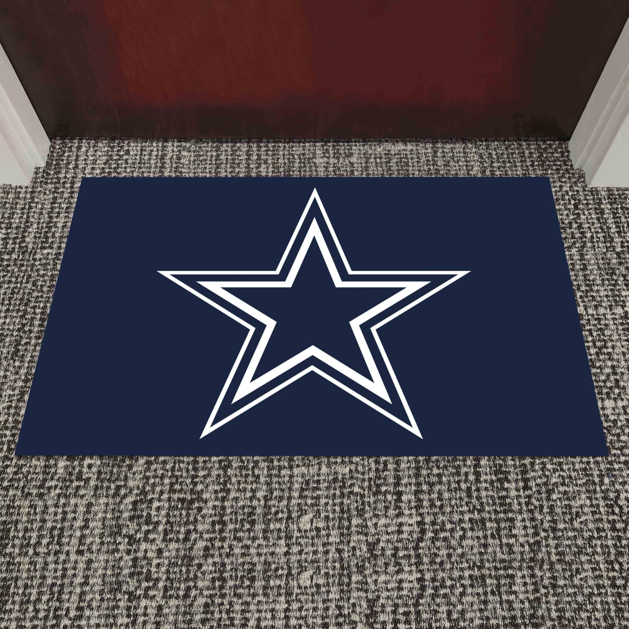 FANMATS 31661 NFL - Dallas Cowboys HiDef Rookie Mat|Primary Logo|18 x 30 inches