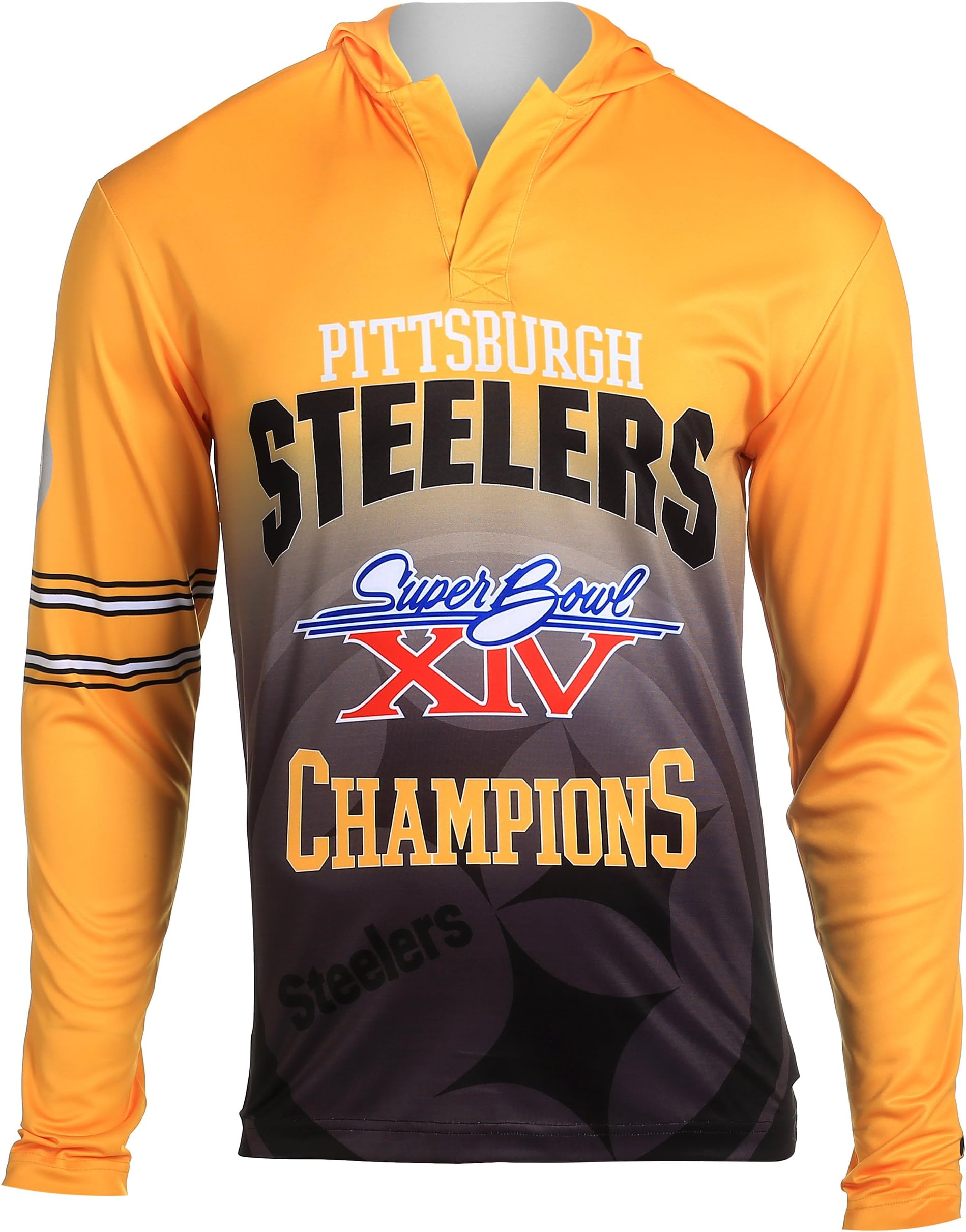 NFL Pittsburgh Steelers Super Bowl XIV Champions Hoody Tee, Small