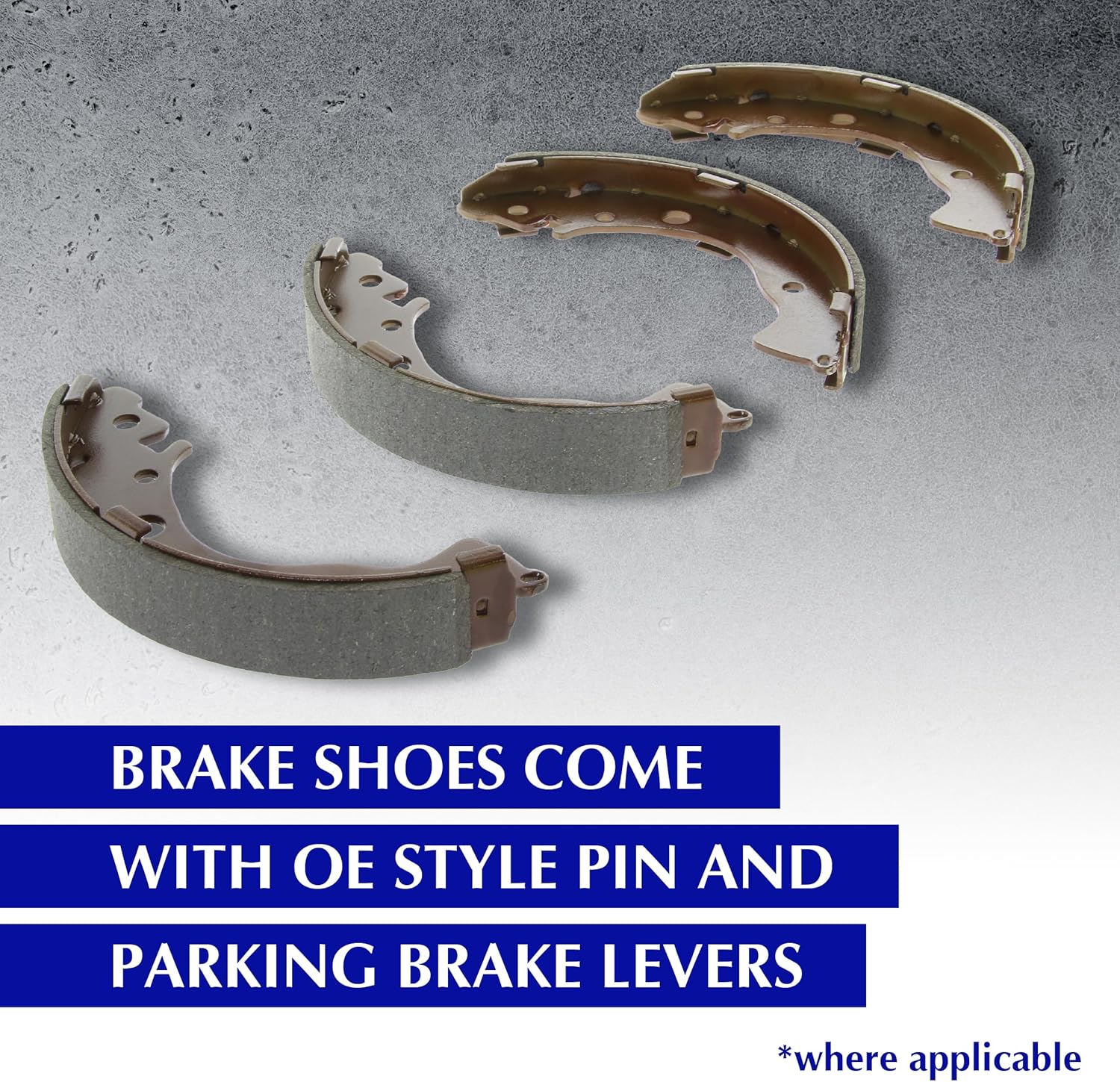 Centric Premium 112.05140 Automotive Replacement Rear Drum Brake Shoe Set for Select Buick, Chevrolet, GMc, Isuzu, Model Years