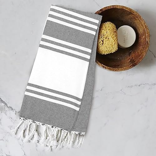 Miniatura 8 de Goroly Home Toalla de playa turca peshtemal de algodón, extra grande, fina de secado rápido, sin arena, toalla de piscina y natación, manta de baño,
