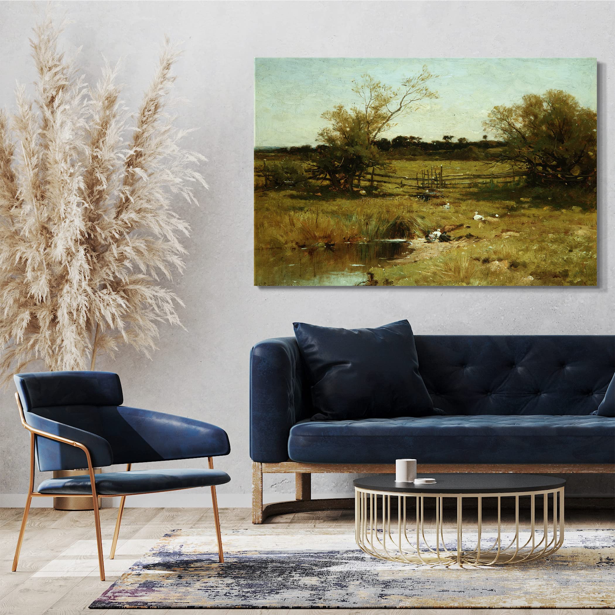Płótno (120x80cm): George Henry Smillie - East Hampton Meadows