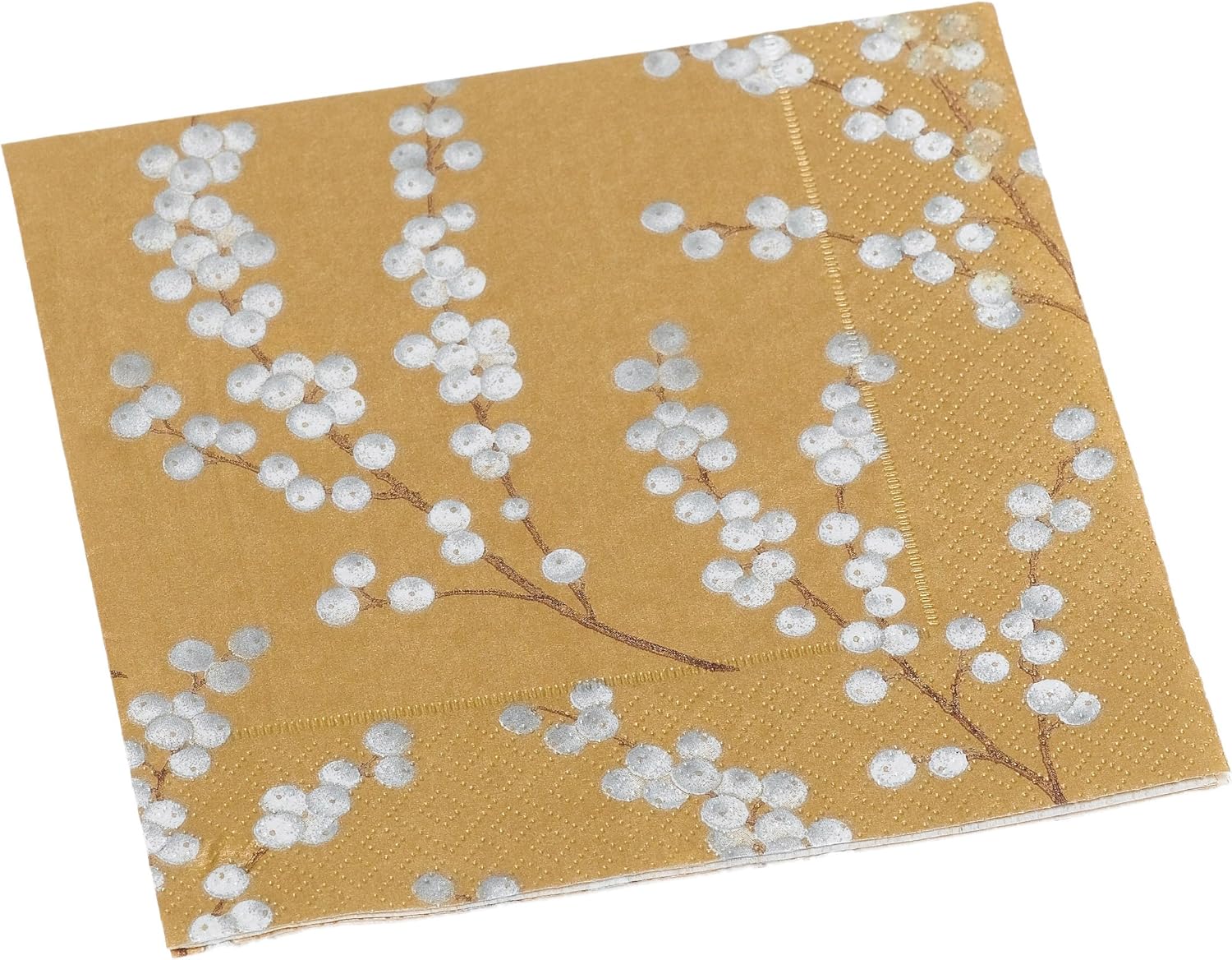 Entertaining with Caspari Berry Branches Paper Lunch Napkin