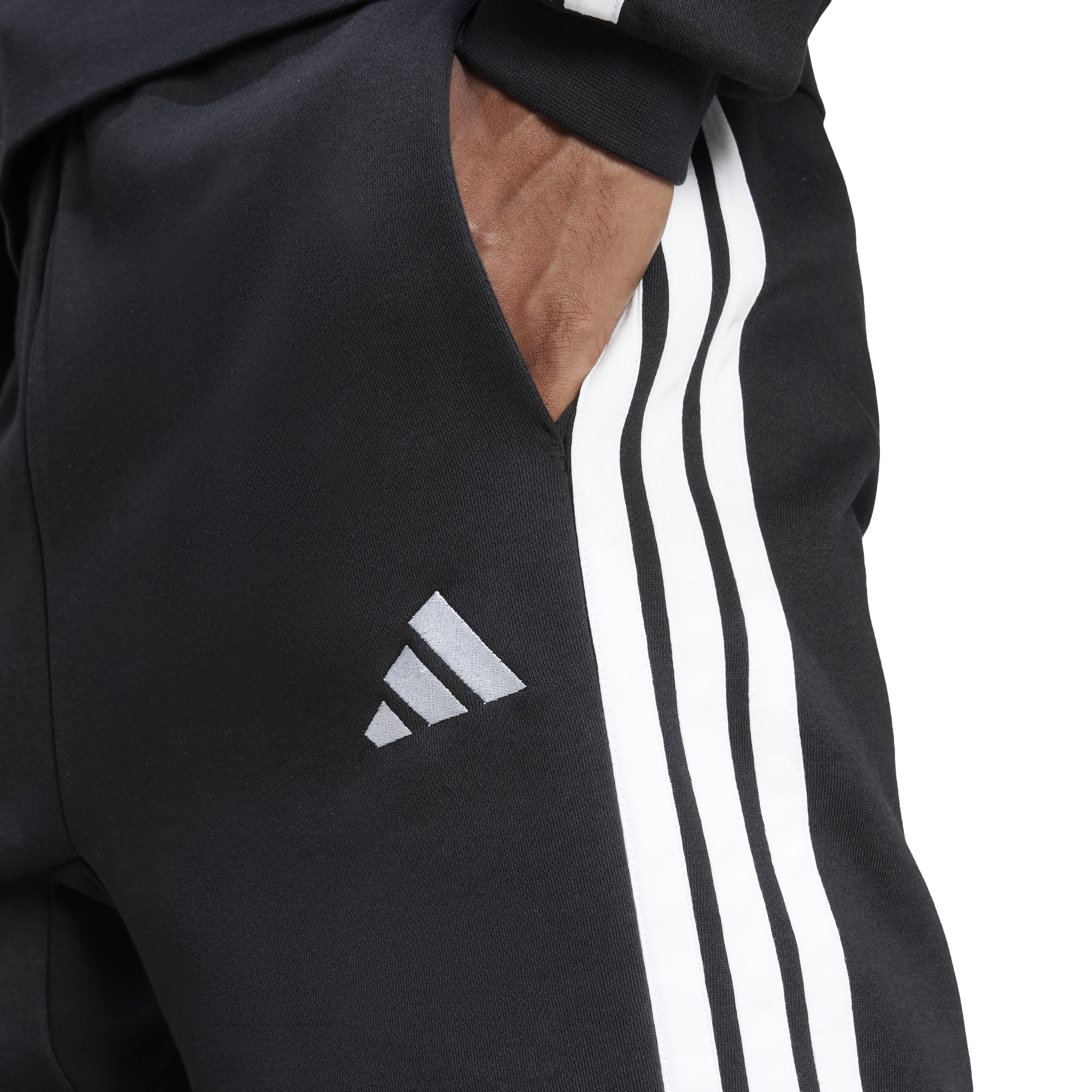 adidas Essential Three Stripes Fleece Short - Pantalones Cortos Hombre — view 5