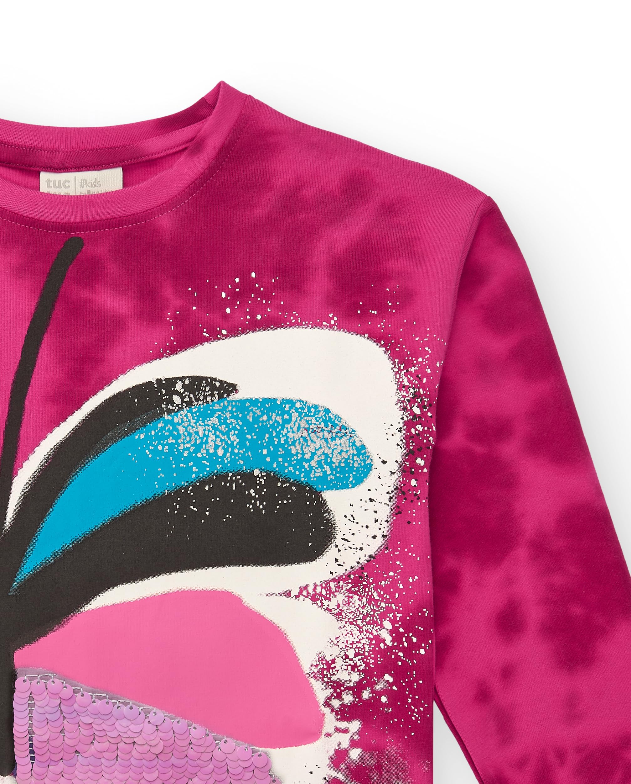 Tuc Tuc Sudadera Fucsia Estampado Mariposa Niña 4 años