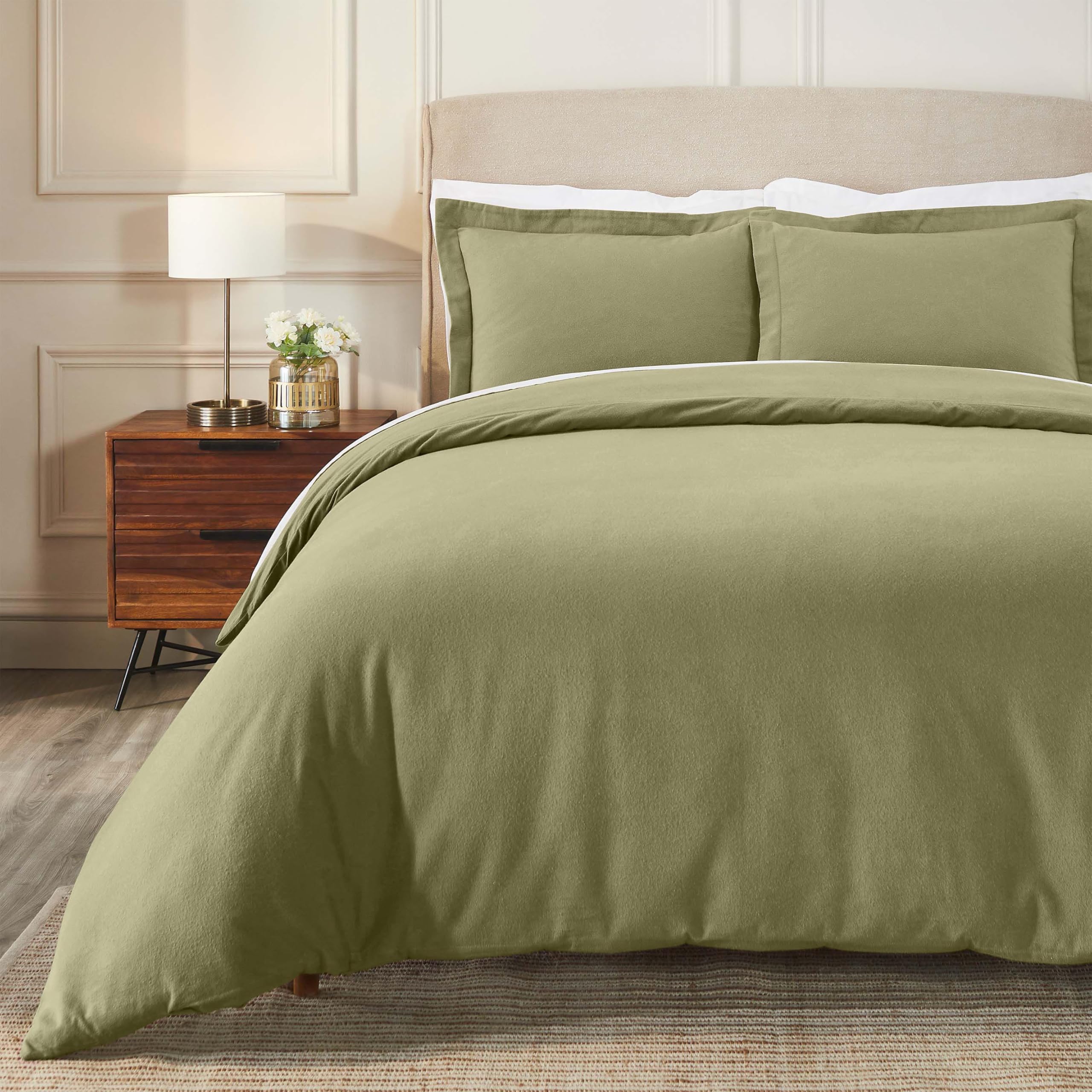 Housse de couette flanelle pur coton pour des nuits d'hiver bien au chaud