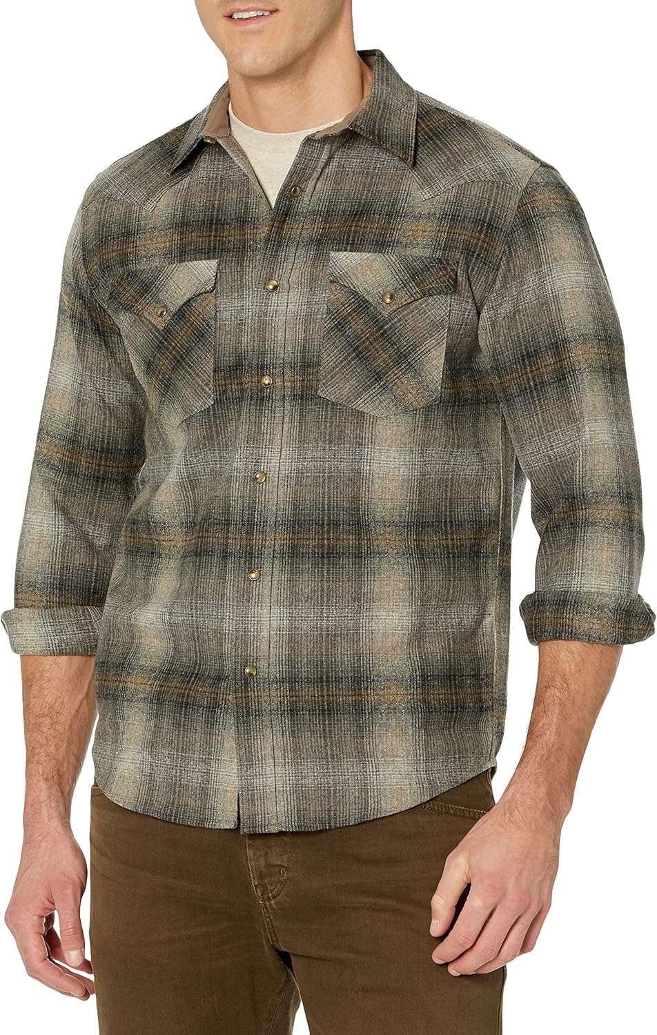 Pendleton Woolen Mills Herren Big & Tall Long Sleeve Canyon Shirt