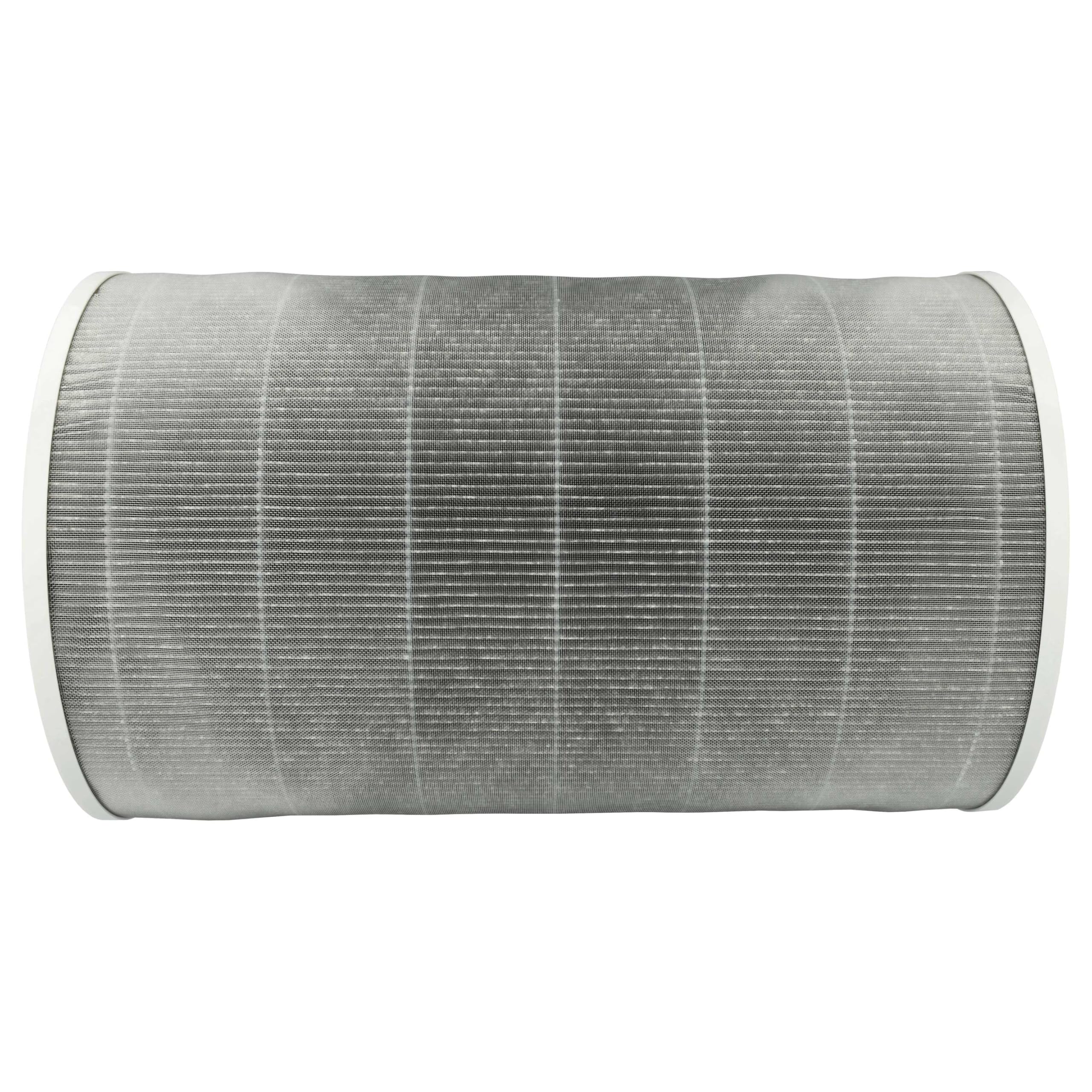 vhbw Filtro carbón activo compatible con Xiaomi Smart Air Purifier 4 Pro purificadores de aire - Filtro de aire H12 gris blanco