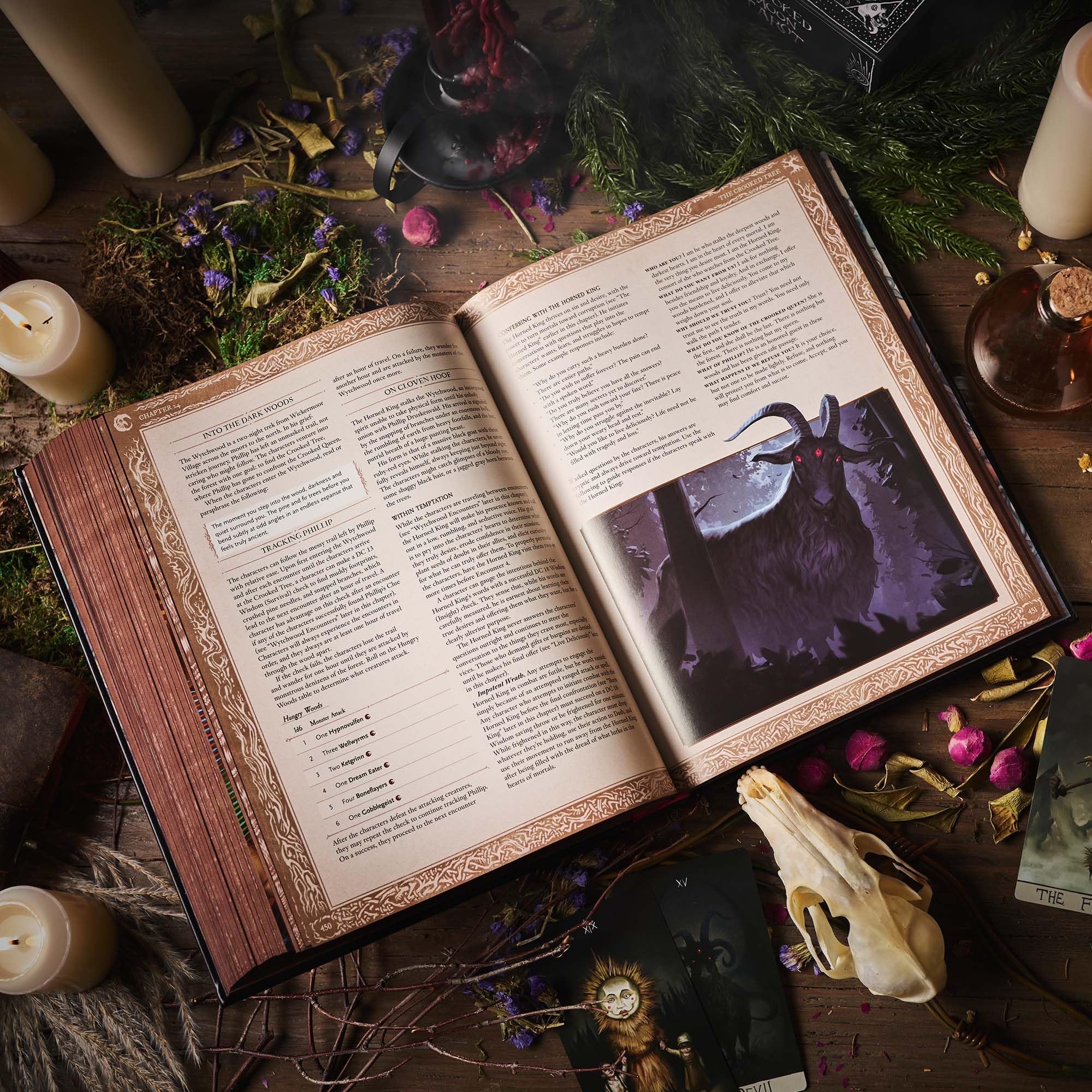 The Crooked Moon: Folk Horror Roleplaying Game for 5E, 400+ Pages | 4-6 Players | Ages 14+