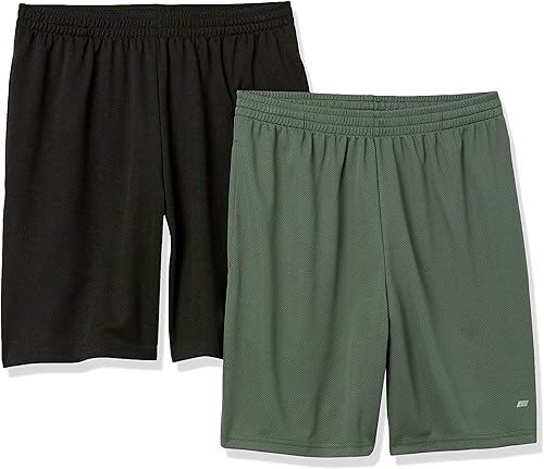 Tienda Essentials - Pantalones cortos de entrenamiento de corte suelto con tecnología de rendimiento para hombres atléticos de baloncesto y