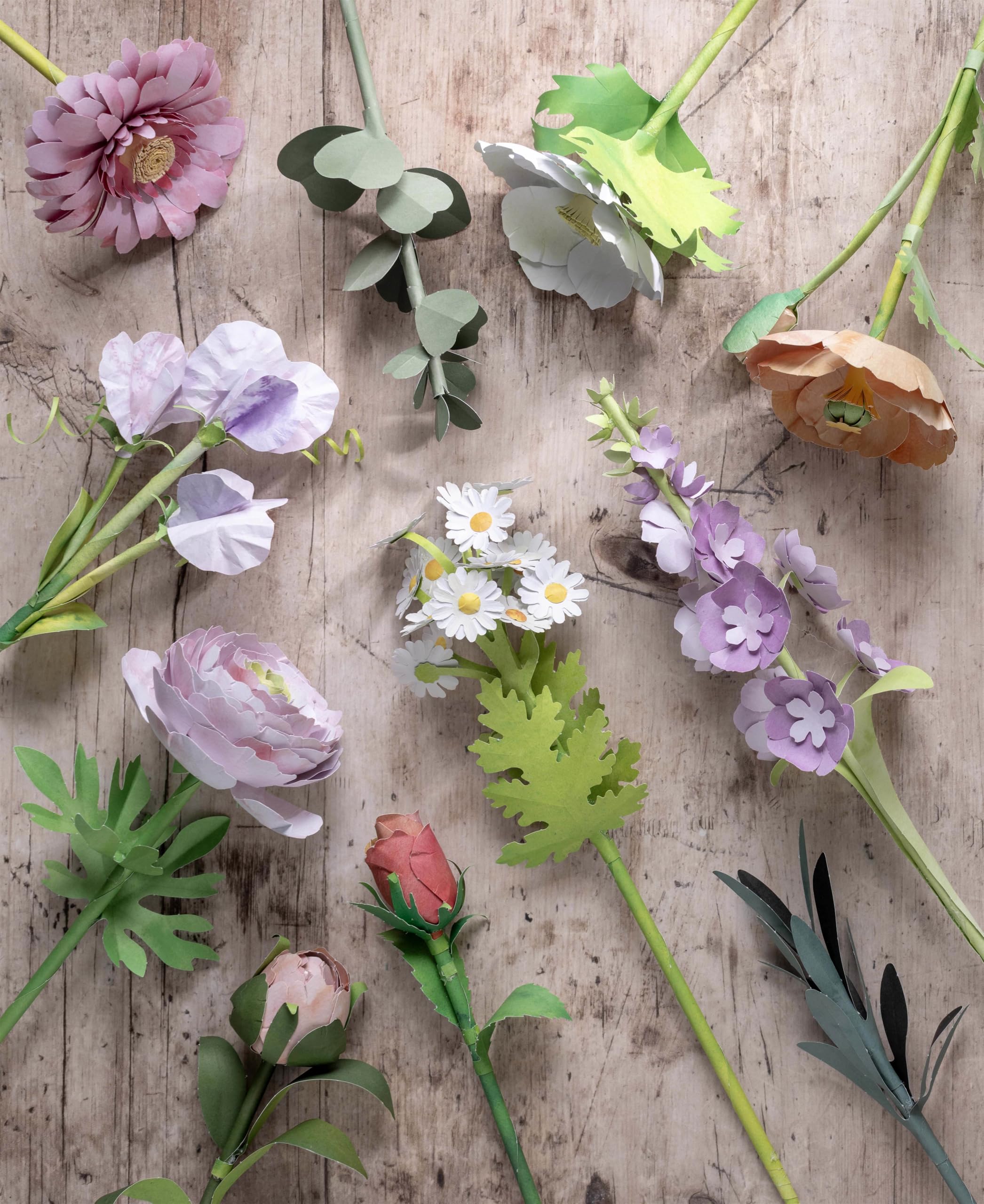 The Bouquet in a Book: Pre-punched pages to press out and make paper flowers: 1