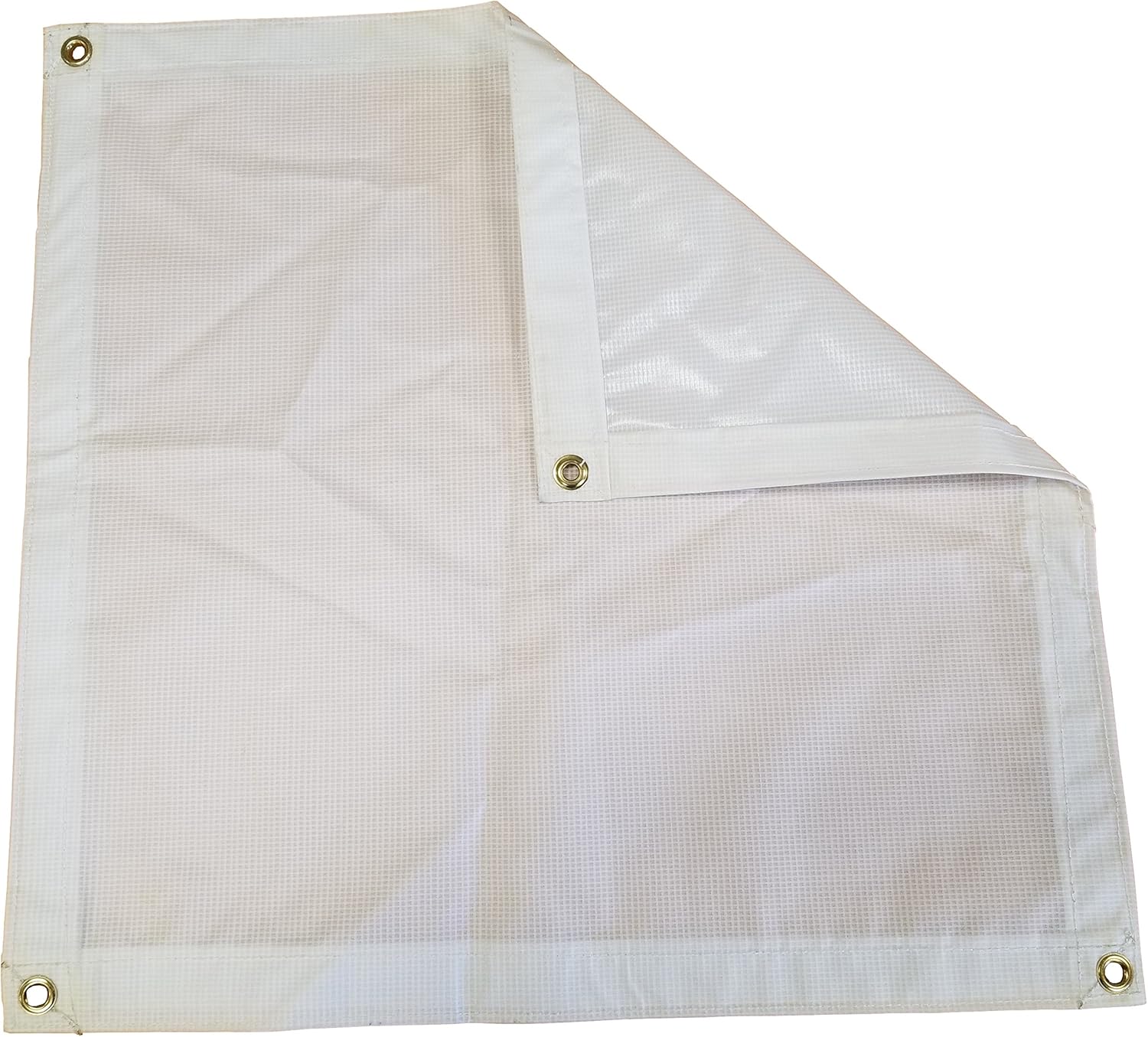 12 Ft. x 15 Ft. Green Flame Retardant Vinyl Tarps - 13 OZ.