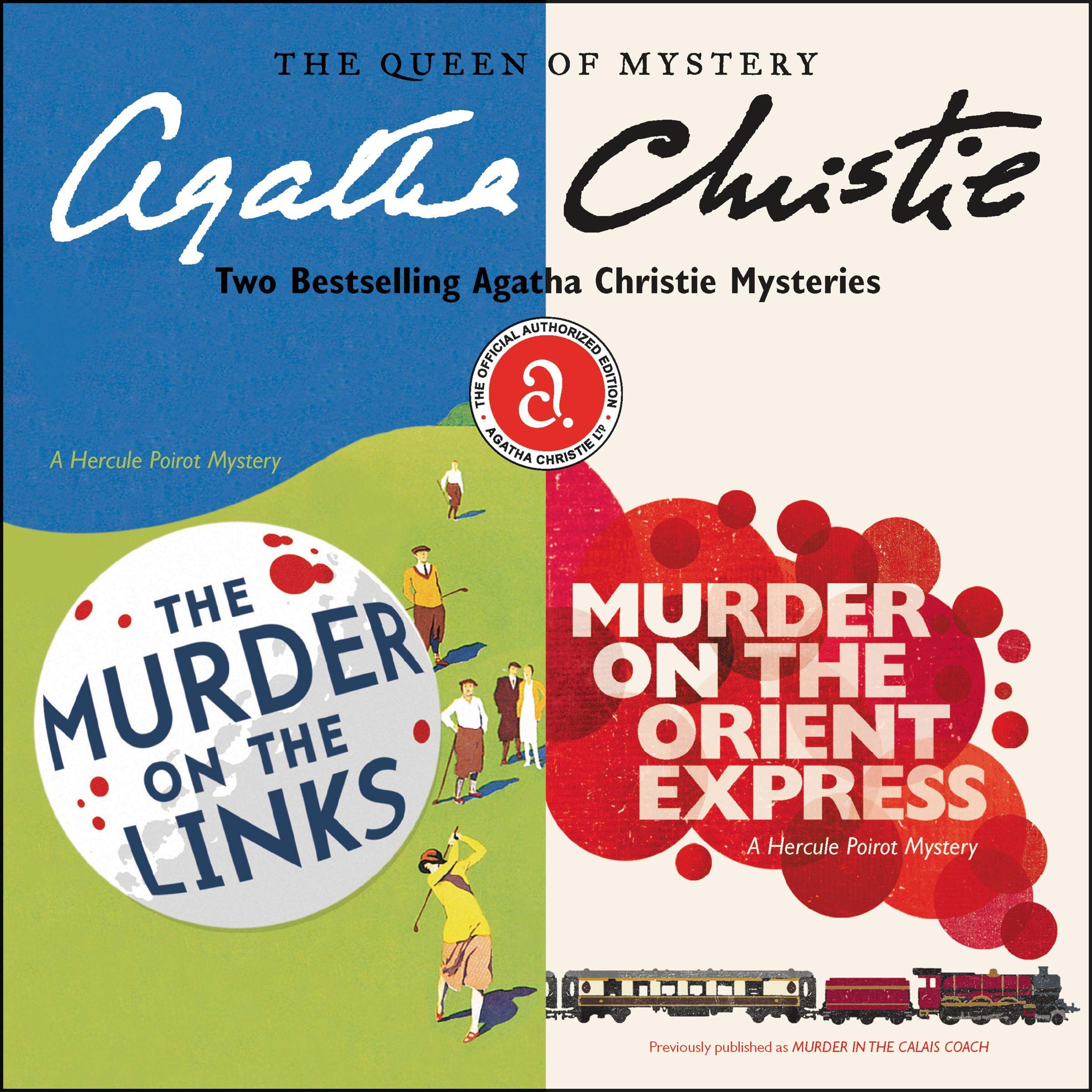 Cover art for The Murder on the Links & Murder on the Orient Express