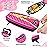Dpai Friendship Bracelet Making Kit for Girls,DIY Arts and Crafts Toys,Jewelry String Maker Kit,The Best Birthday Gifts Ideas for Girls 6 7 8 9 10 11 12+ Years OldRose and Black