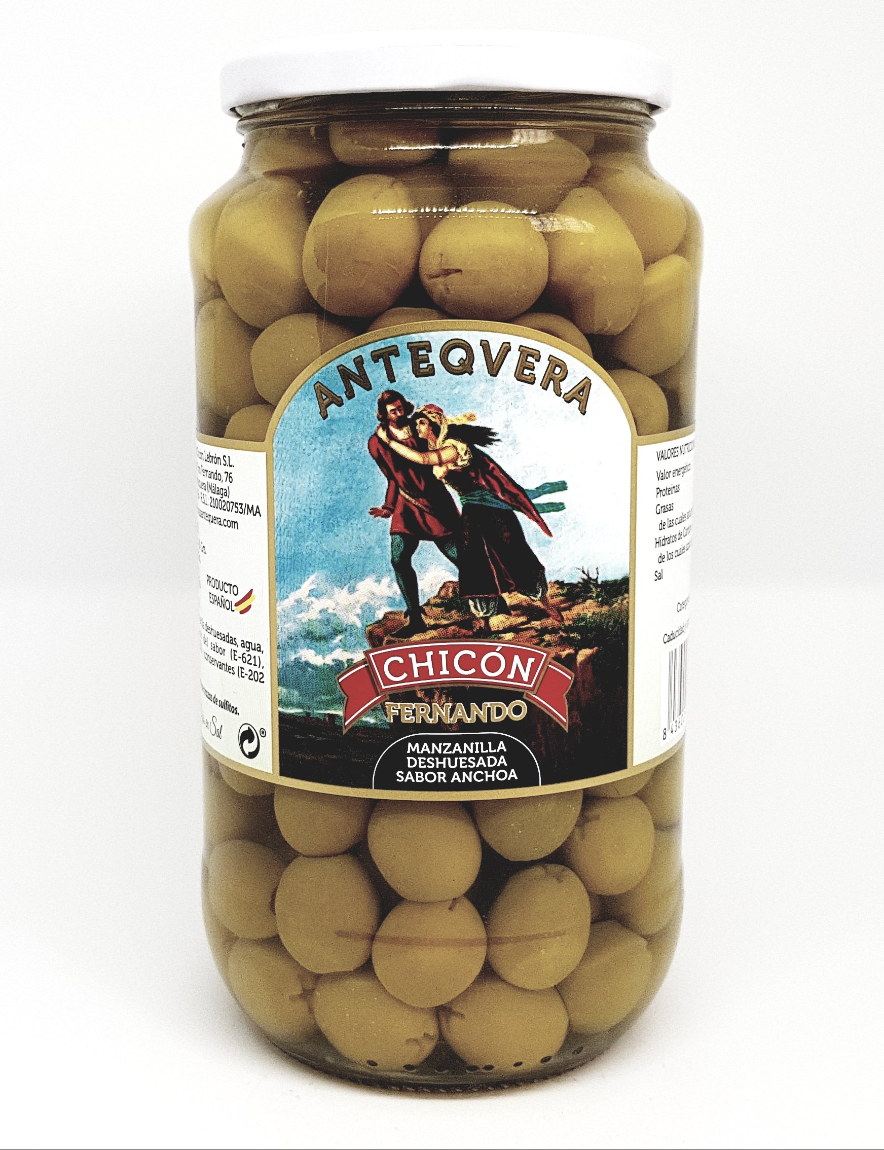 Pack2 Aceitunas Chupadedos Chicón Lebrón: Disfruta del auténtico sabor de estas exquisitas aceitunas aliñadas con pimiento rojo, ajo, orégano y aceite de oliva. — view 4