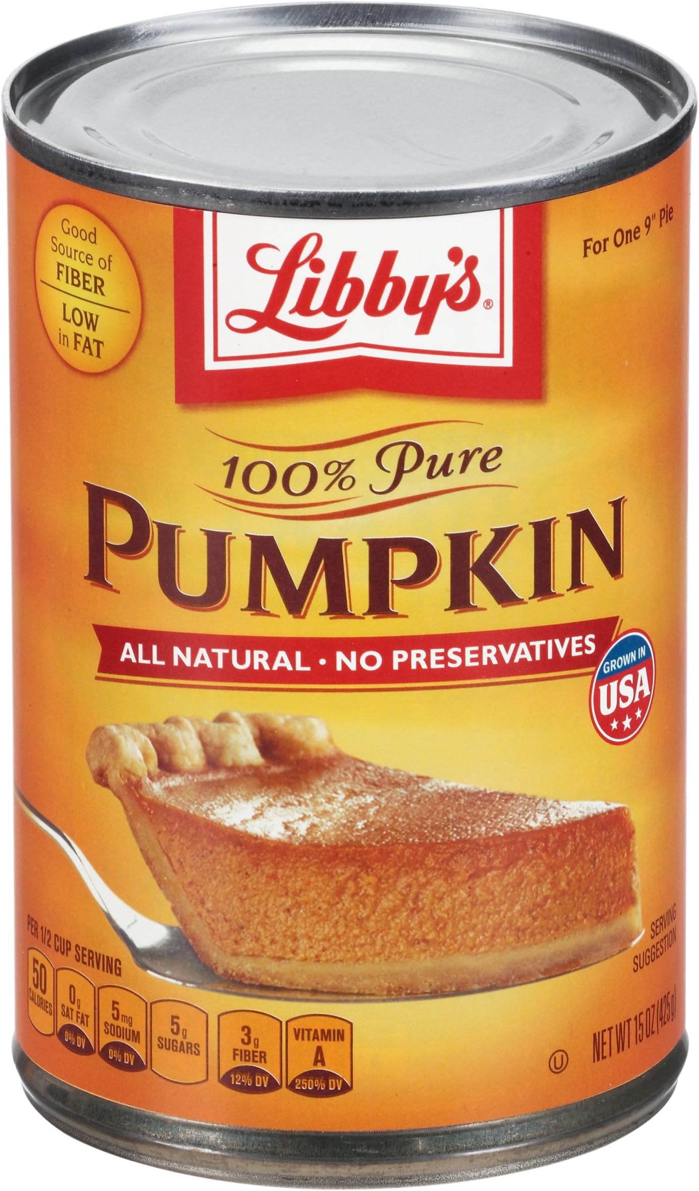 LIBBY'S Pure Pumpkin Tray Pack 15 Oz, 8 count