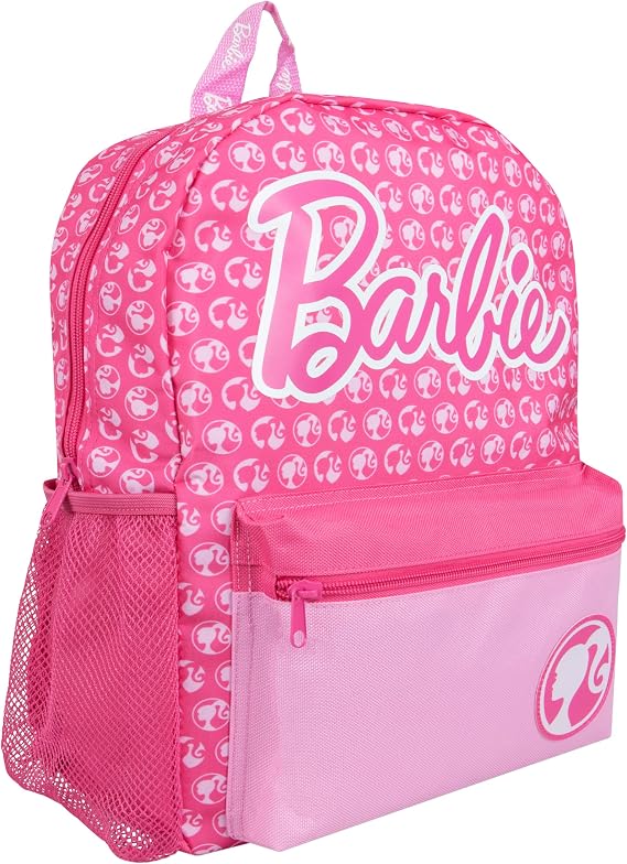 Barbie School Backpack | Kindergarten Backpack For Girls | Girls Bags | One Size Pink