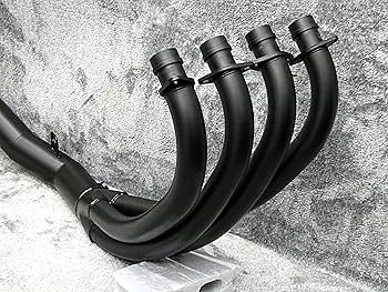 Z900RS　スーパーショート管　黒/ カフェ ブラック 手曲げ タイプ Amazon | Z900RS DJスーパーショート管 黒 ワンピース/手曲げ