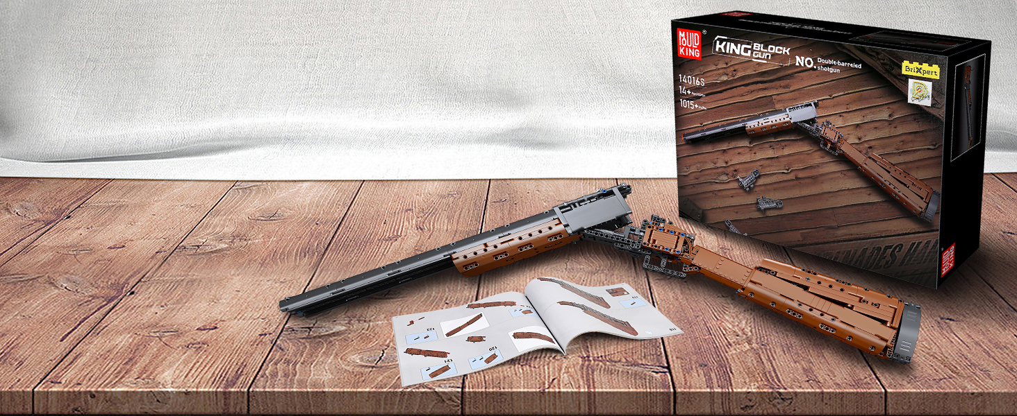 Amazon.com: Mould King 14016 Double-barreled Shotgun Building