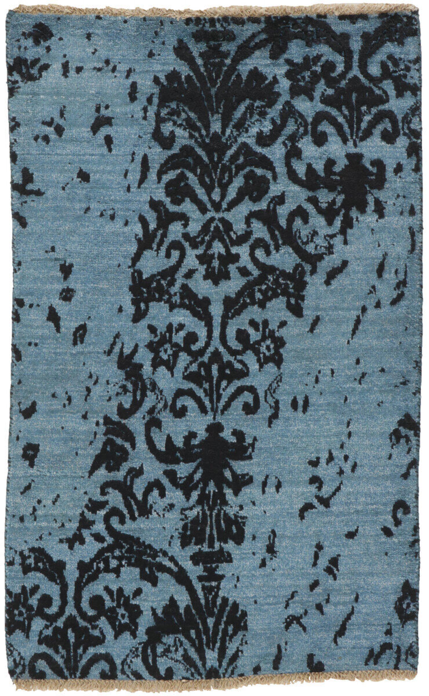 Tapis moderne Sindhi noué à la main : la solution durable contre les tapis jetables