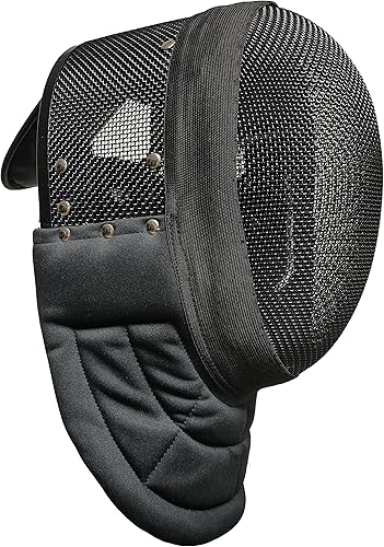 ASAki - Máscara de esgrima Hema con tela a prueba de puñaladas 350N, CE350N, equipo Hema con forro de cobertura completa (extraíble y lavable) para