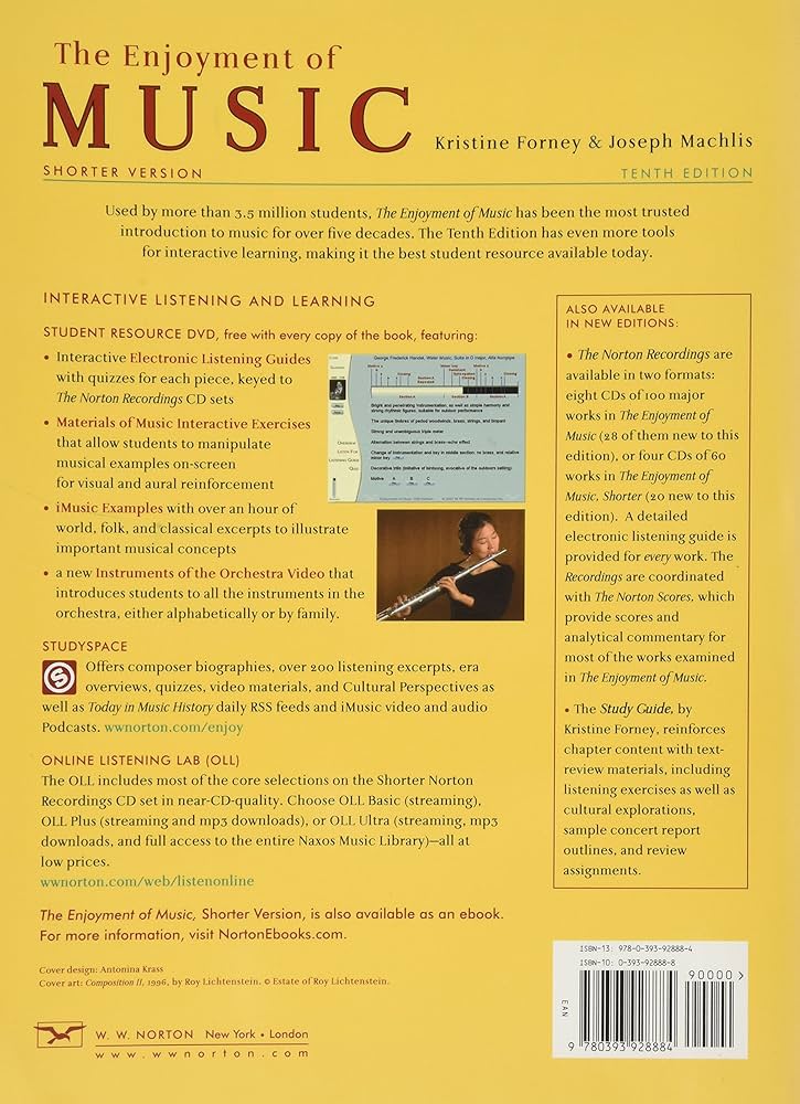 Amazon.com: The Enjoyment of Music, 10th Edition: 9780393928884