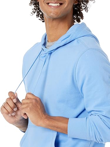 Miniatura 3 de Tienda Essentials Sudadera ligera de rizo francés con capucha para hombre