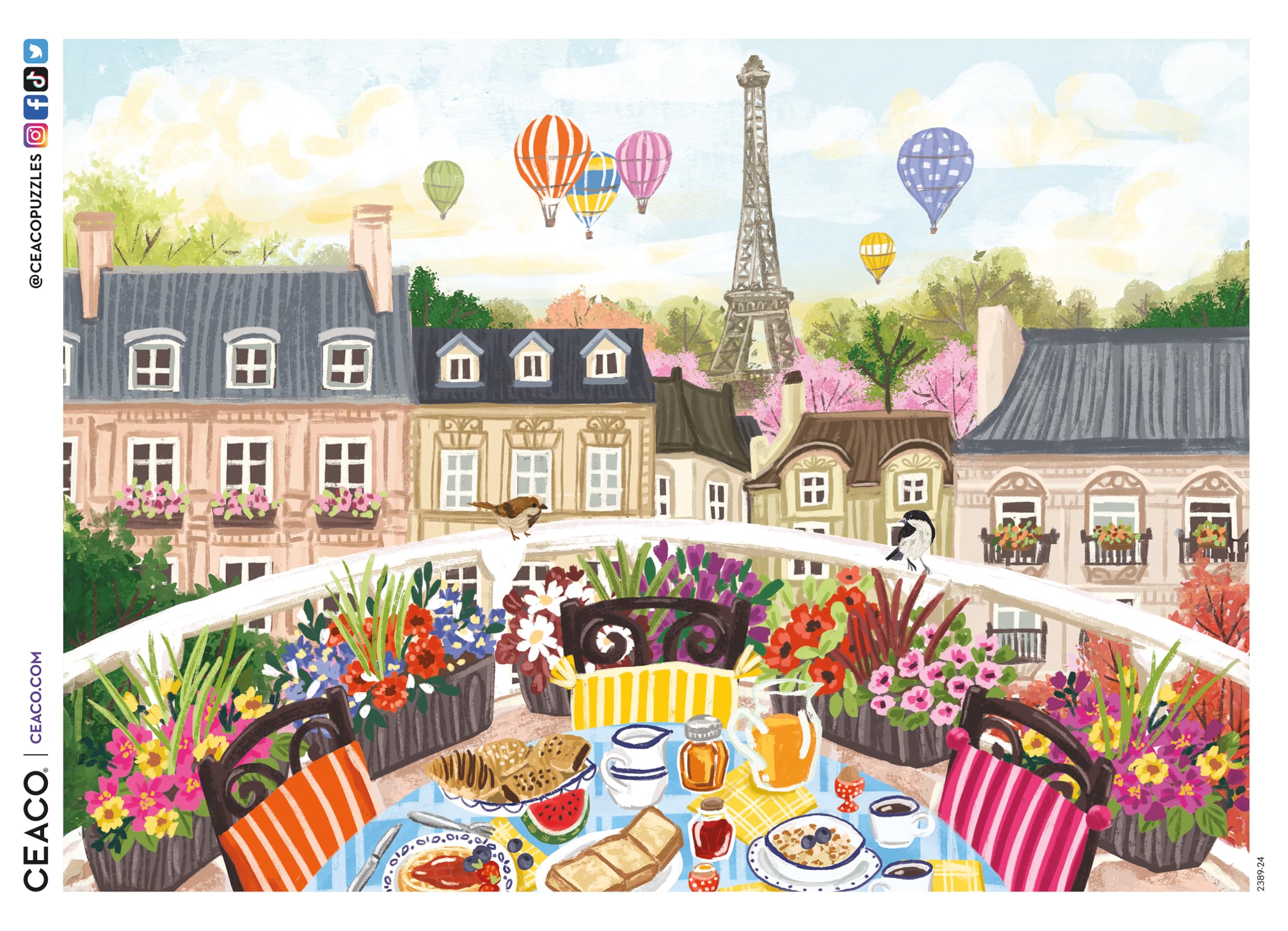 Amazon.com: Ceaco - EZ2Hold - Olivia Gibbs - Perfect Paris - 500