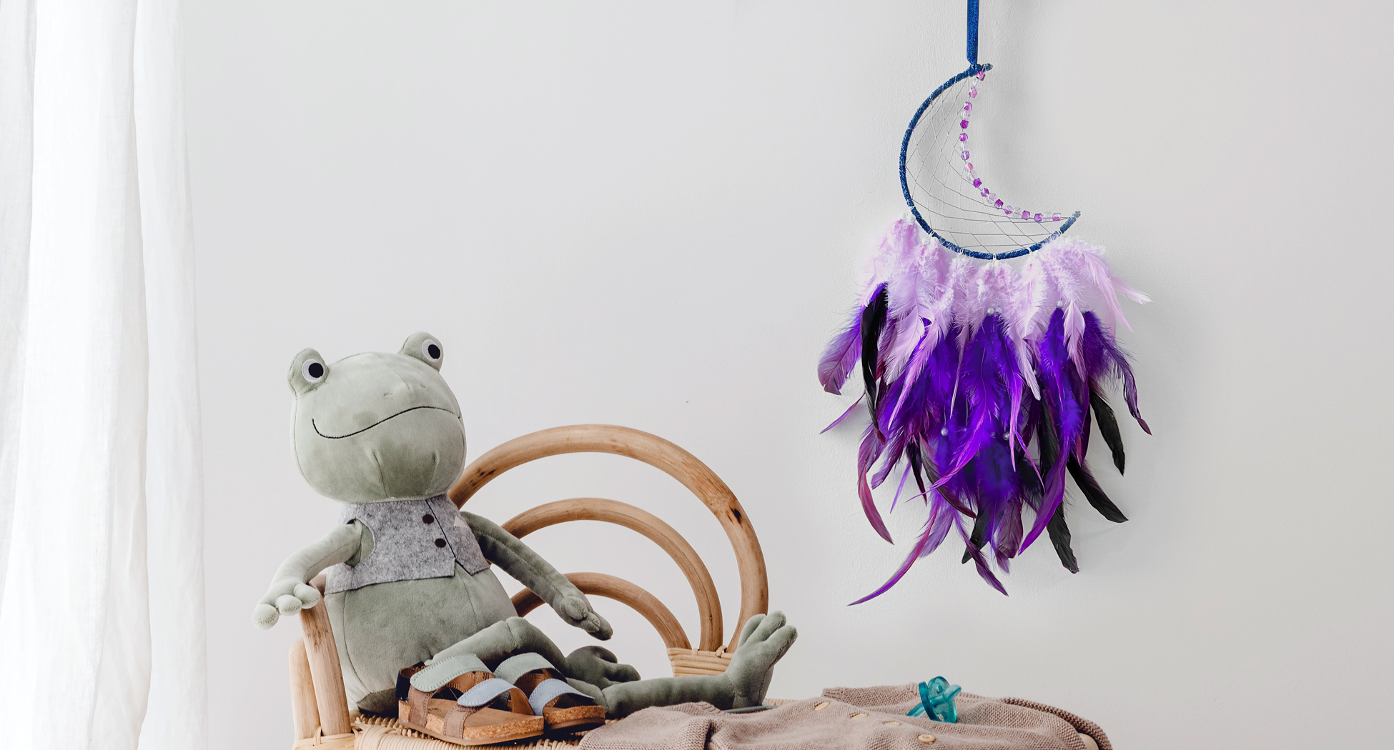 Acchiappa Sogni Per Camera Da Letto HDDH - Acchiappasogni, Acchiappasogni In Piume A Mano, Ornamento Acchiappa Sogni Per Interni