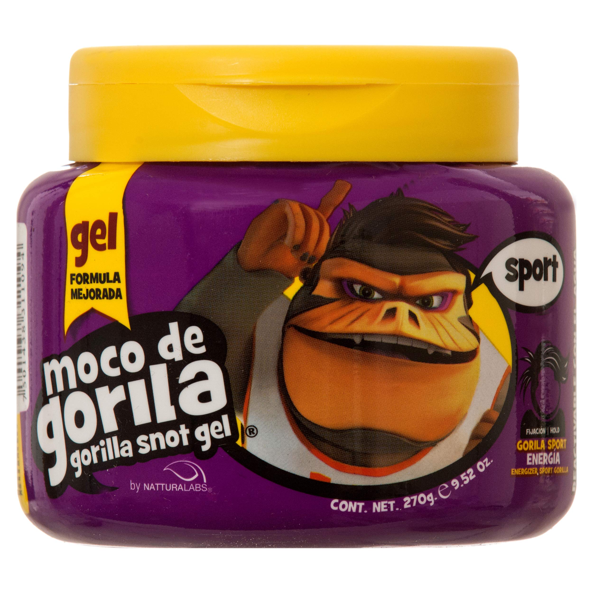 Moco de Gorilla Snot Hair Gel, Sport 9.52 oz (270g), 1 PACK